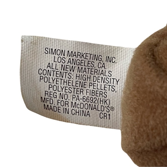 Brown Teddy Bear with Union Jack Patch - Picture 5 of 5